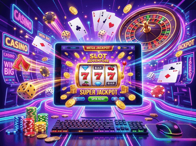 Luxurious Lavish Luck Casino interface with gold and emerald accents
